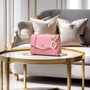 Mini Woven Crossbody Bag, Fashionable Flip Over Shoulder Bag, Perfect for all  Occasion.