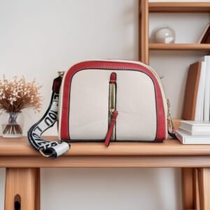 Lovely Crossbody Bag with Adjustable Strap PU Leather
