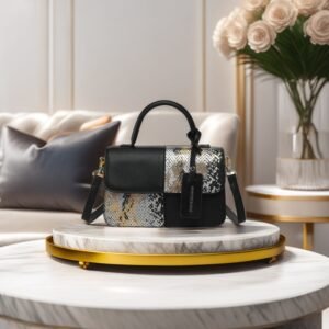 Women Luxury Serpentine Purse, Ladies Handbag Fashion PU Leather, Shoulder Bag with adjustable strap, Hot Sell